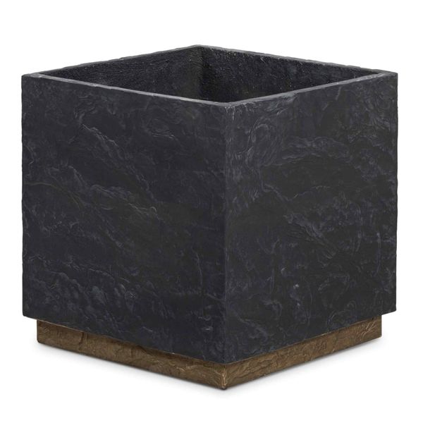 Cache-pot Ely, Ardoise Foncee
