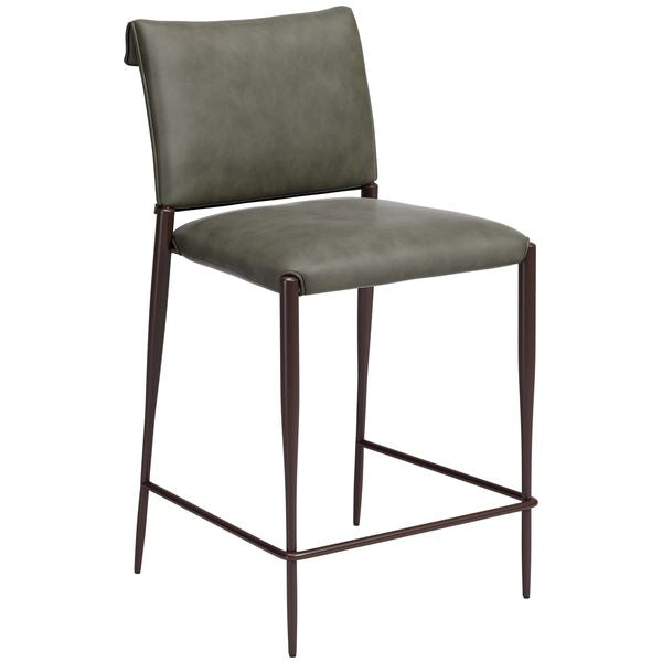 Tabouret de Bar Freesia, Vert Olive
