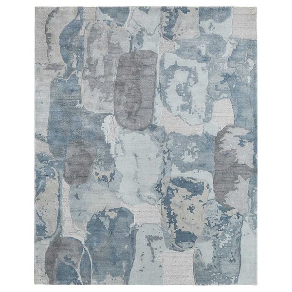 Tapis Kendall 8A60F Feizy, Bleu/Gris