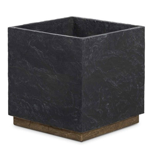 Cache-pot Ely, Ardoise Foncee