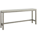 Console Oasis avec Tabourets, Nickel Ancien