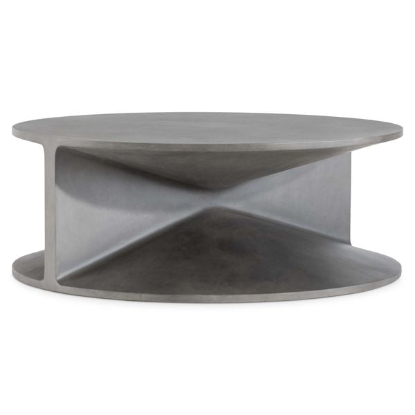 Table Basse Ronde Exterieur Sintra, Gris Fer