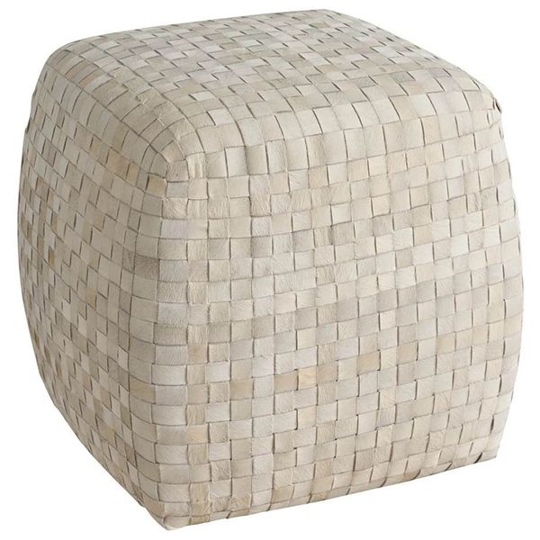 Pouf Dwell, Peau avec Poil