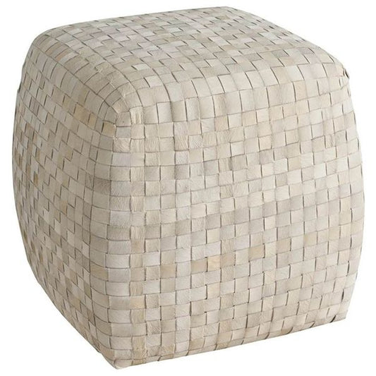 Pouf Dwell, Peau avec Poil