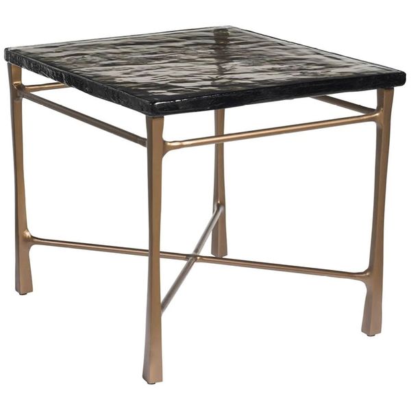 Table d'Extremite Cirrus, Laiton Ancien