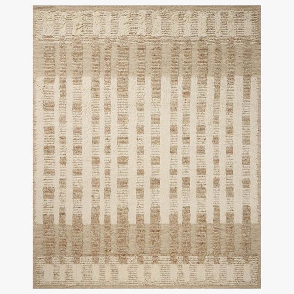 Tapis Monterrey MRY-01 Brigette Romanek ¡Á Loloi, Chamois/Ivoire