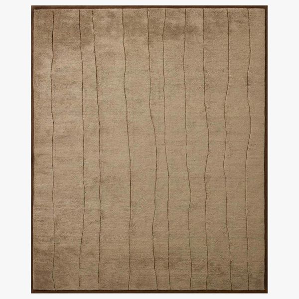 Tapis Bracken BKN-03 Leanne Ford ¡Á Loloi, ecorce/Taupe